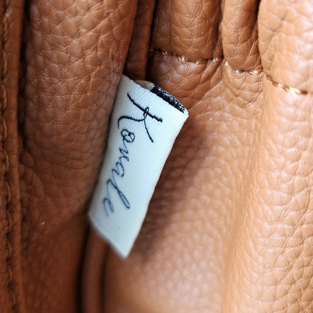 Kovale Collective Tan Vegan Leather Diaper Bag Backpack with 5 Accessories New - Picture 12 of 16